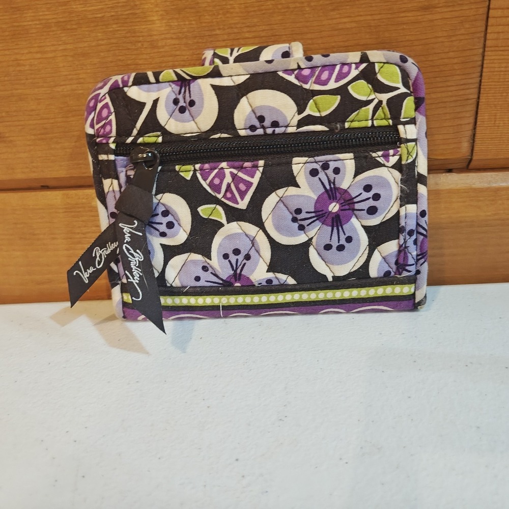 Vera Bradley Dark Purse Bundle, 2 Purses & 1 Clutch, Various‎ Colors and Pattern - Picture 6 of 7